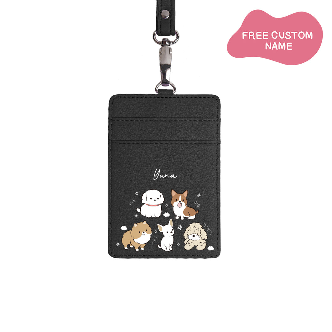 Adorable Woof - ID Card Holder | Lanyard