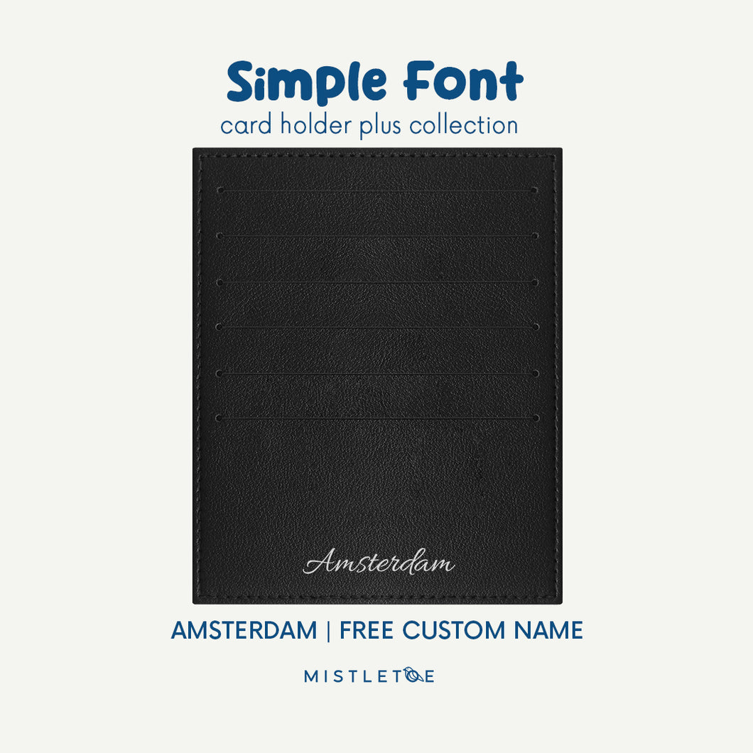 Amsterdam - Card Holder Plus