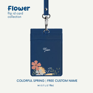 Colorful Spring - Flip ID Card | Lanyard