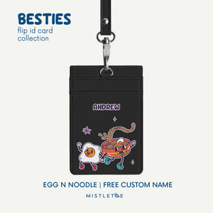 Egg n Noodle - Flip ID Card | Lanyard