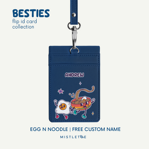 Egg n Noodle - Flip ID Card | Lanyard