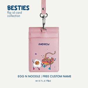 Egg n Noodle - Flip ID Card | Lanyard