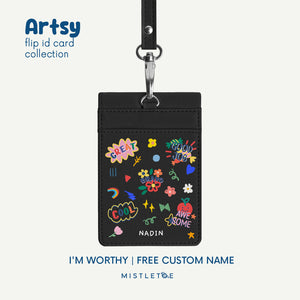 I'm Worthy - Flip ID Card | Lanyard