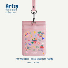 Muat gambar ke penampil Galeri, I&#39;m Worthy - Flip ID Card | Lanyard
