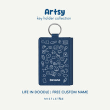 Muat gambar ke penampil Galeri, Life in Doodle - Key Holder
