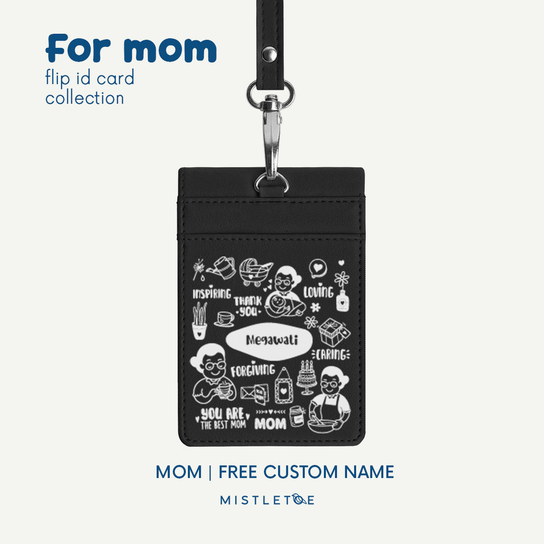 Mom - Flip ID Card | Lanyard