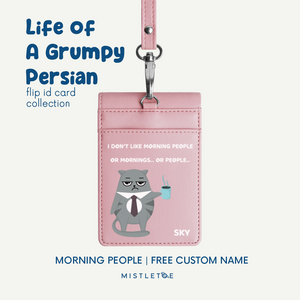 Morning People - Flip ID Card | Lanyard