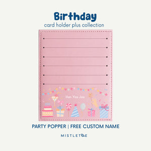 Party Popper - Card Holder Plus