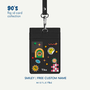 Smiley - Flip ID Card | Lanyard