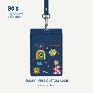 Smiley - Flip ID Card | Lanyard