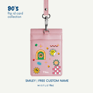 Smiley - Flip ID Card | Lanyard