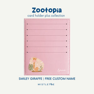 Smiley Giraffe - Card Holder Plus