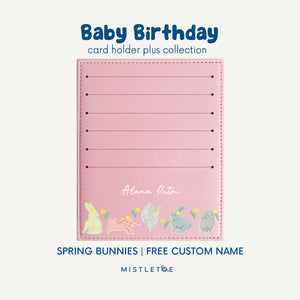 Spring Bunnies - Card Holder Plus