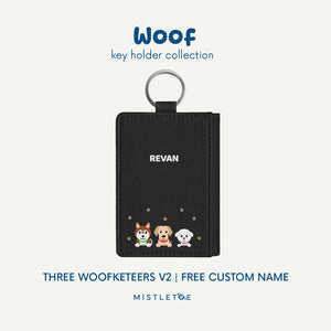 Three Woofketeers v2 - Key Holder