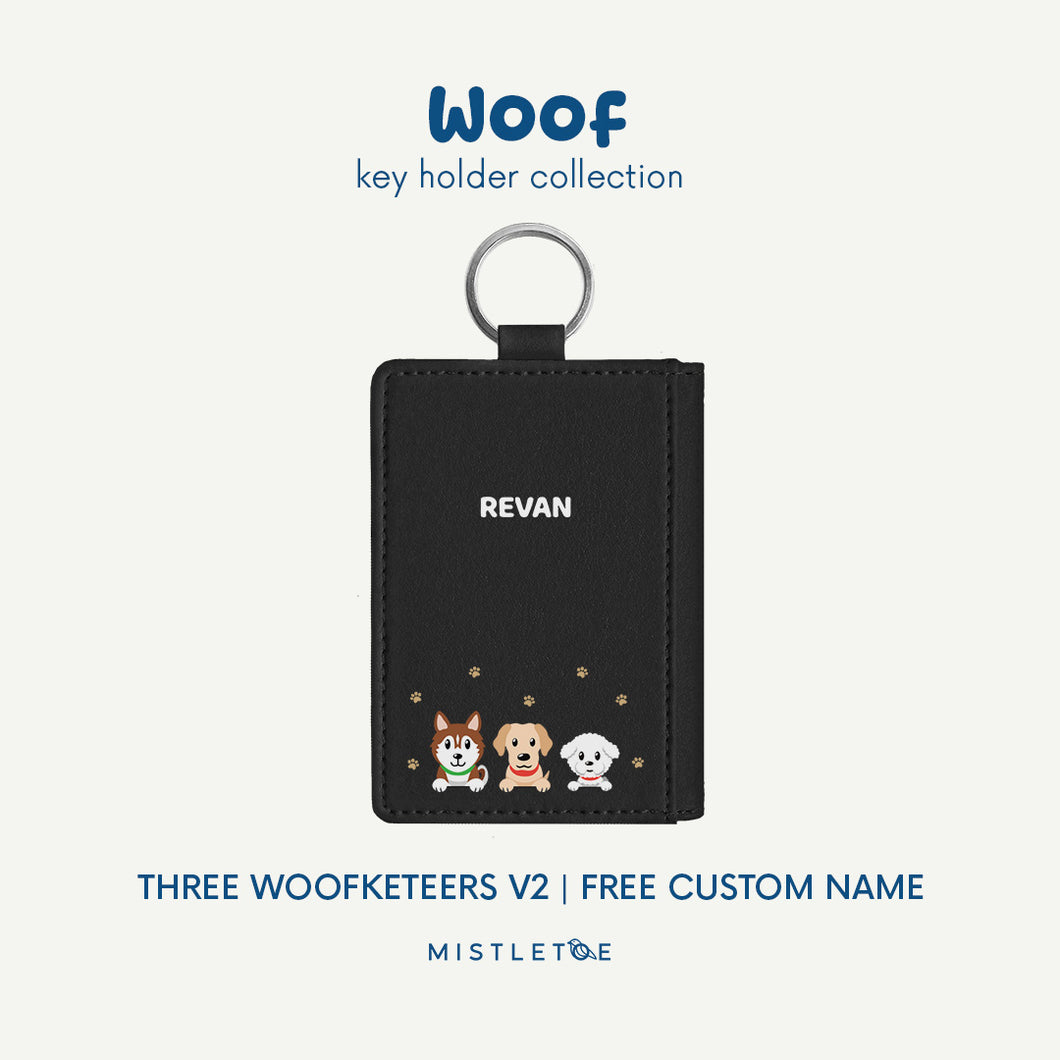 Three Woofketeers v2 - Key Holder