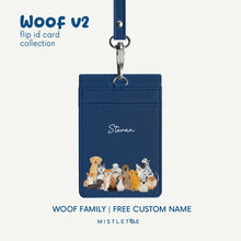 Muat gambar ke penampil Galeri, Woof Family - Flip ID Card | Lanyard
