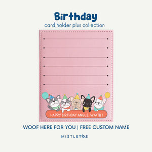 Woof Here for You - Card Holder Plus