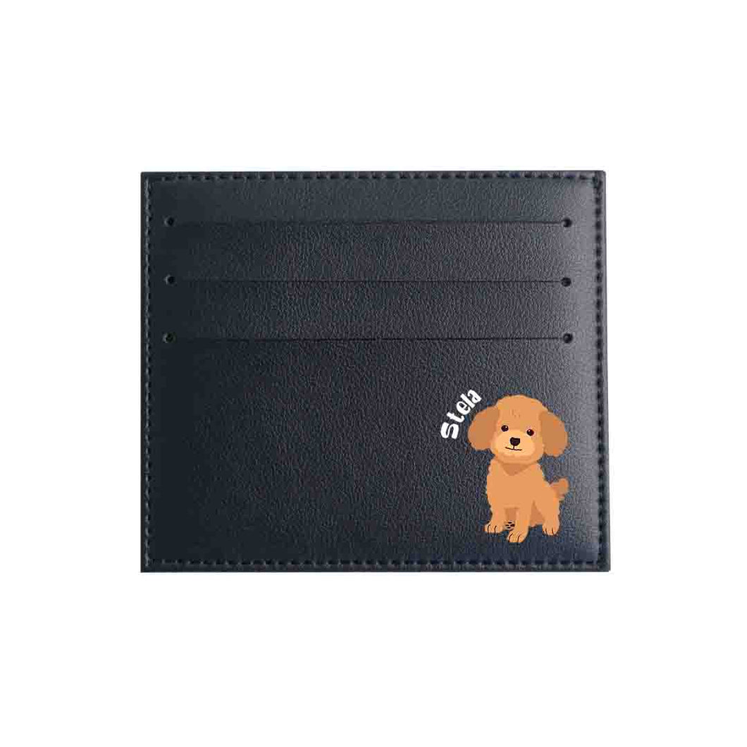 Cute Poodle - Card Holder