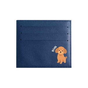 Cute Poodle - Card Holder